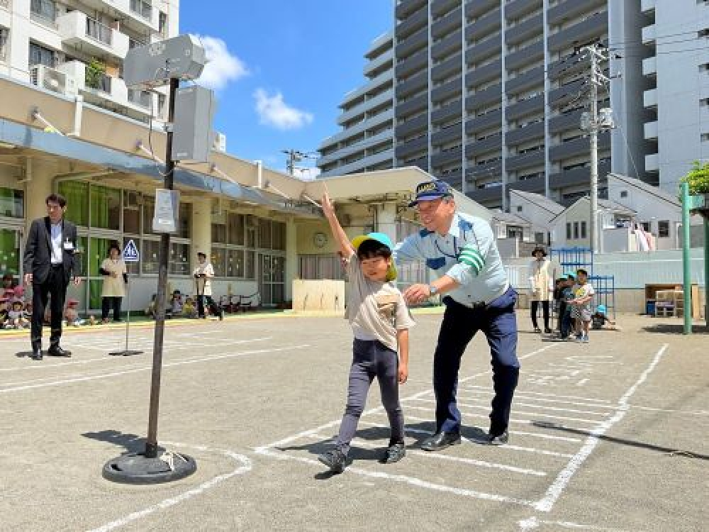 交通安全指導