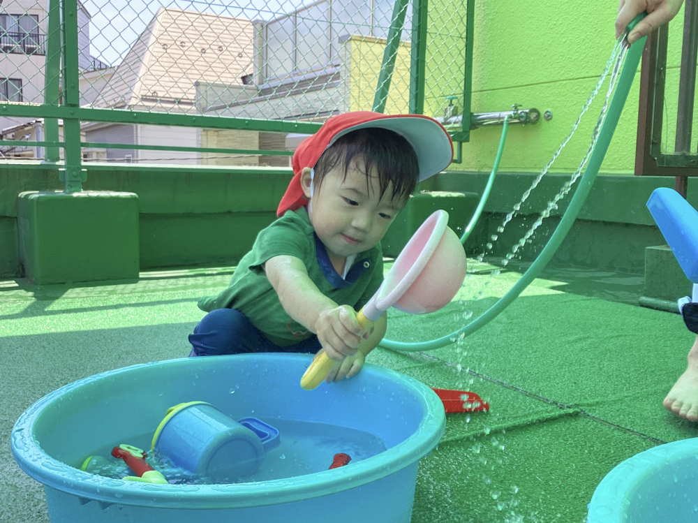 水遊び