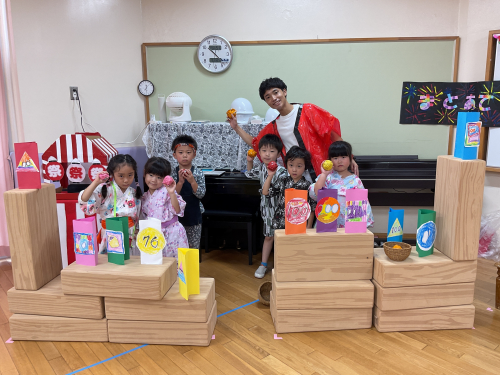 七夕・縁日ごっこ　初日スタート★