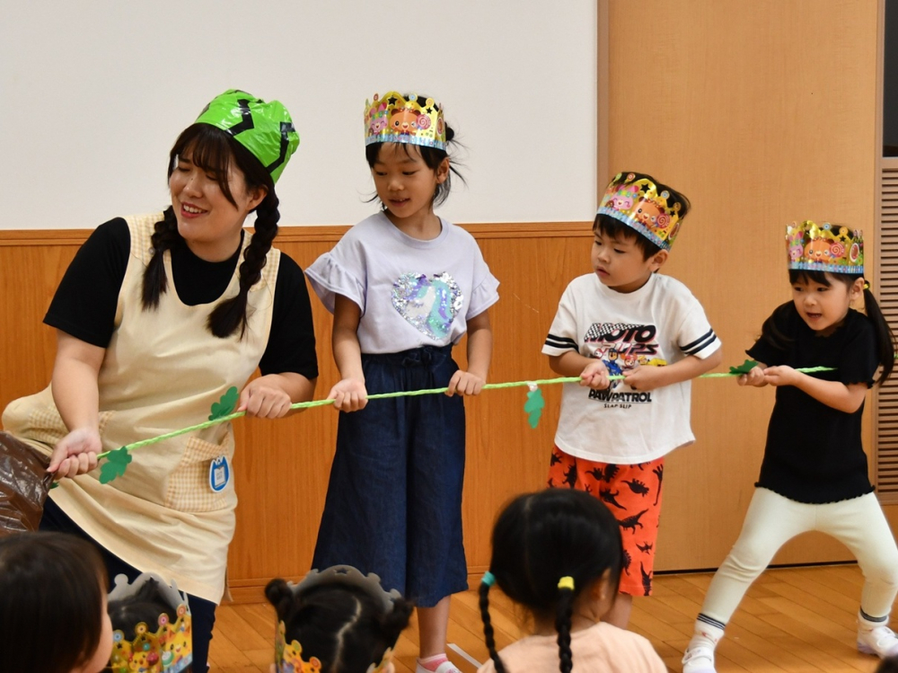 8月お誕生日会・スイカわり