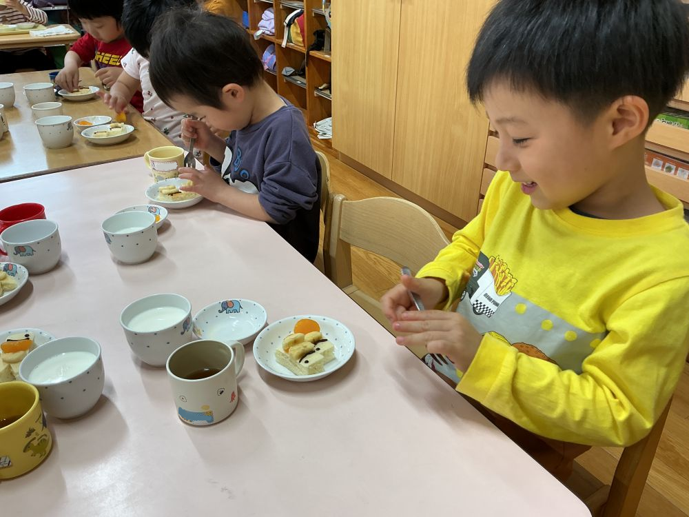 鯉のぼりのおやつを作ったよ！