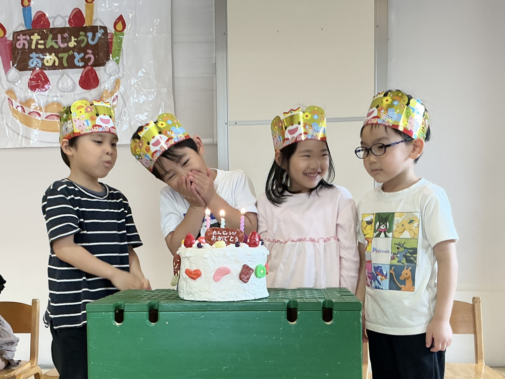 6月誕生祝会☆