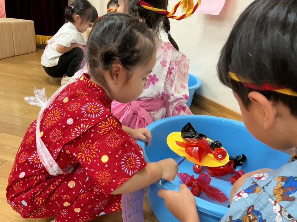 みんなで楽しむ♪　縁日ごっこ