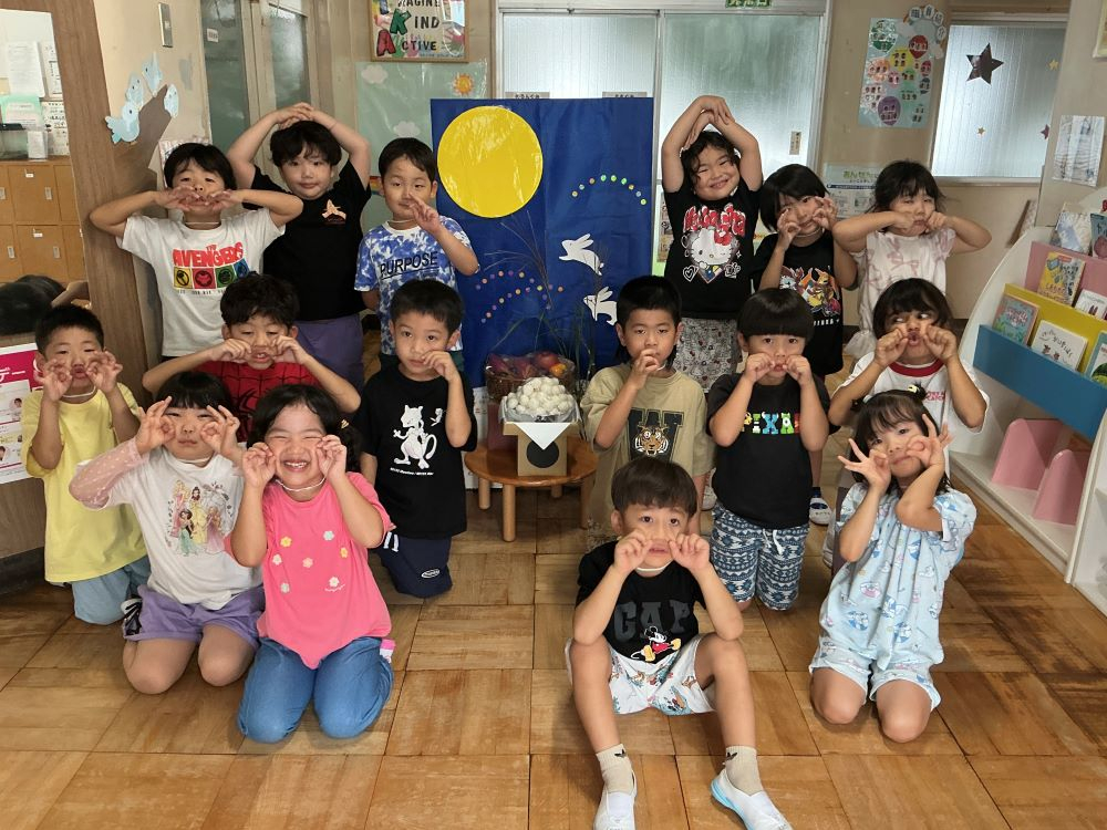十五夜　お月見だんご作り